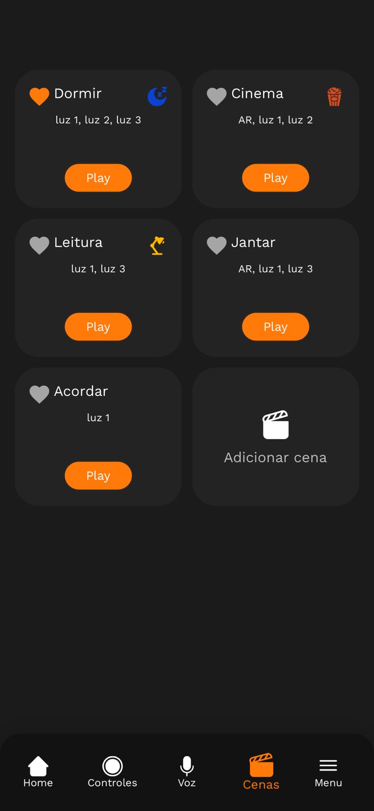Controle por Aplicativo